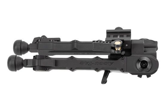 SR-5 G2 Bipod from Accu-Tac has standard round rubber feet